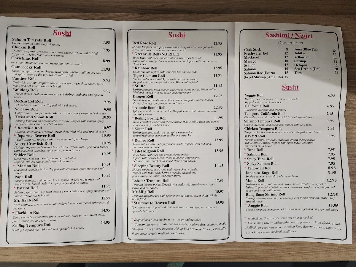 Konnichiwa Menu - Image 3